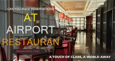 Airport Dining: Reservations or Walk-Ins?