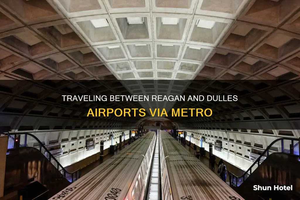 can you metro from reagan airport to dulles airport