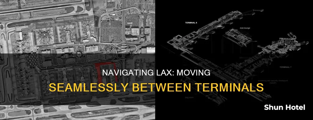 can you move between terminals ibside la airport