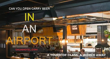 Open Carry Beer: Airport Rules and Regulations