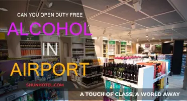 Duty-Free Alcohol: Can You Drink at the Airport?