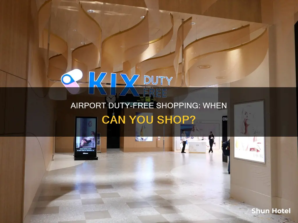 can you open duty free in airport