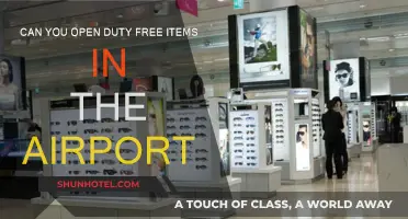 Duty-Free Purchases: Can You Open at the Airport?