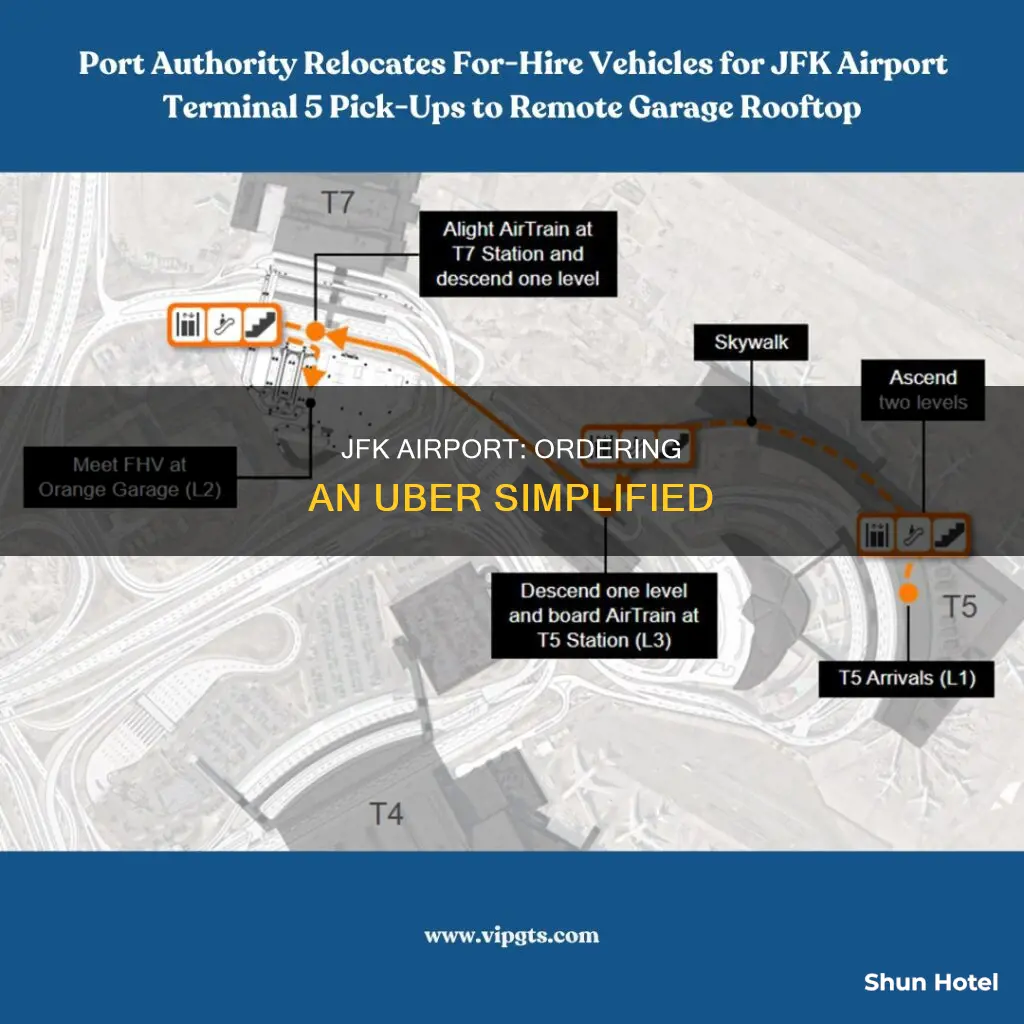 can you order an uber at jfk airport