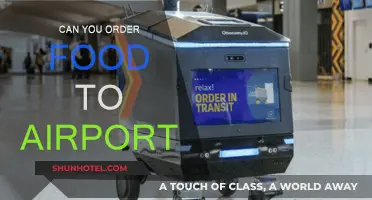 Ordering Food to the Airport: Is It Possible?