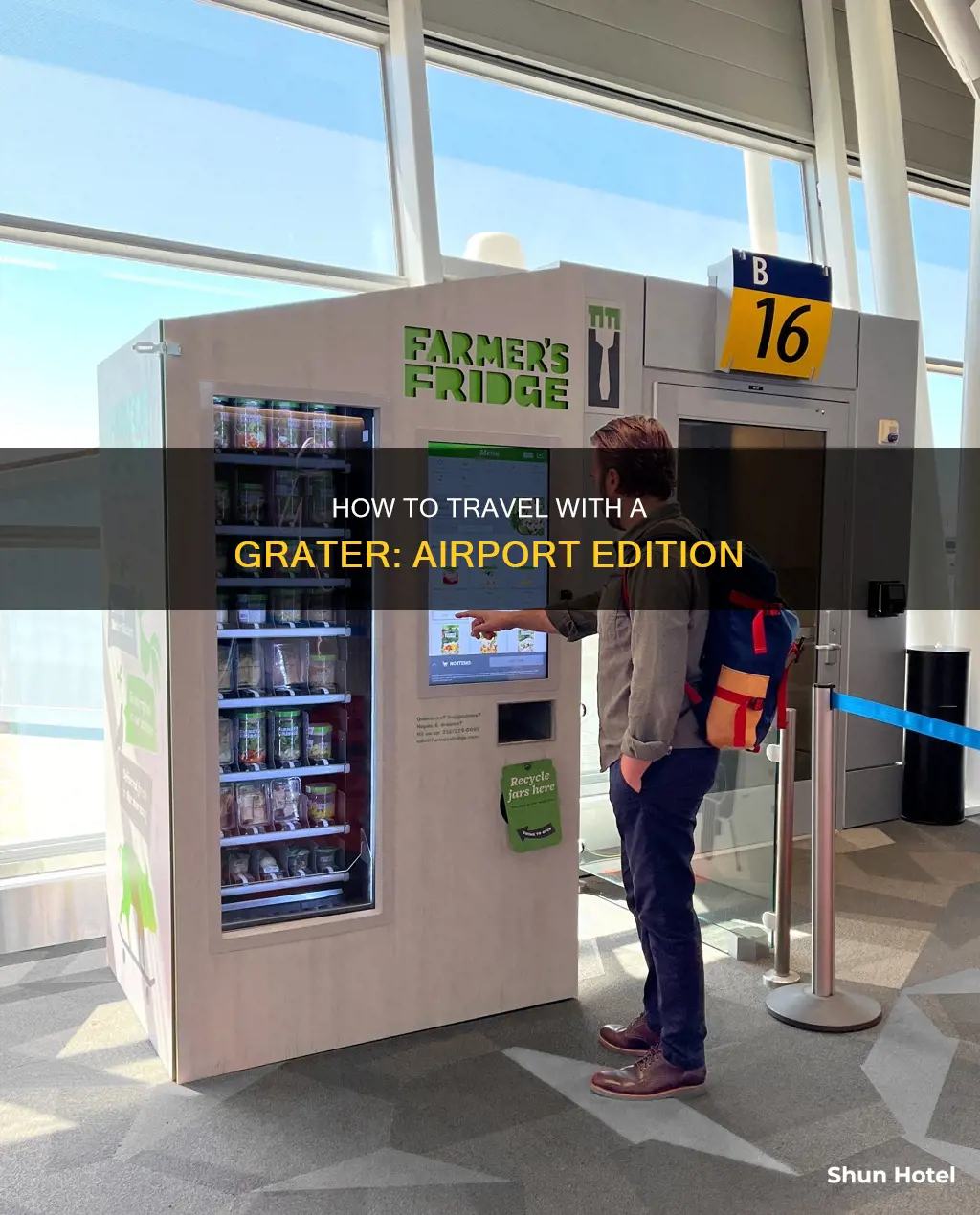 can you pack a grater on an airport
