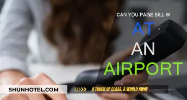 How to Page Bill W. at an Airport
