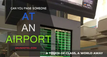 How to Page Someone at an Airport