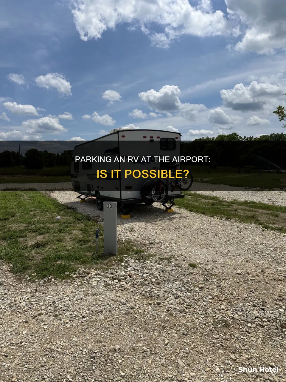 can you park an rv at the airport