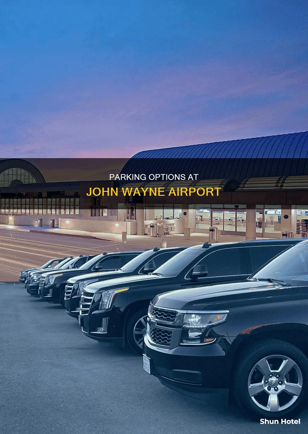 can you park at john wayne airport