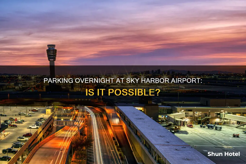 can you park car in airport overnight sky harbor