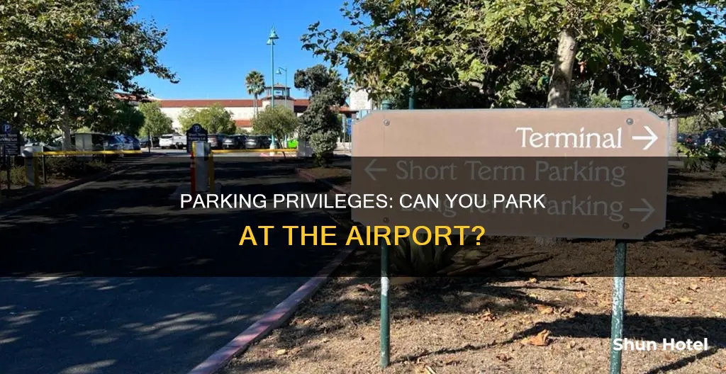 can you park your car at airport