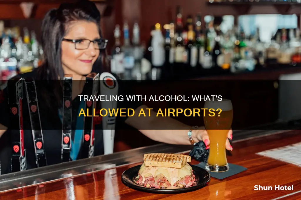 can you pass alcohol through airport
