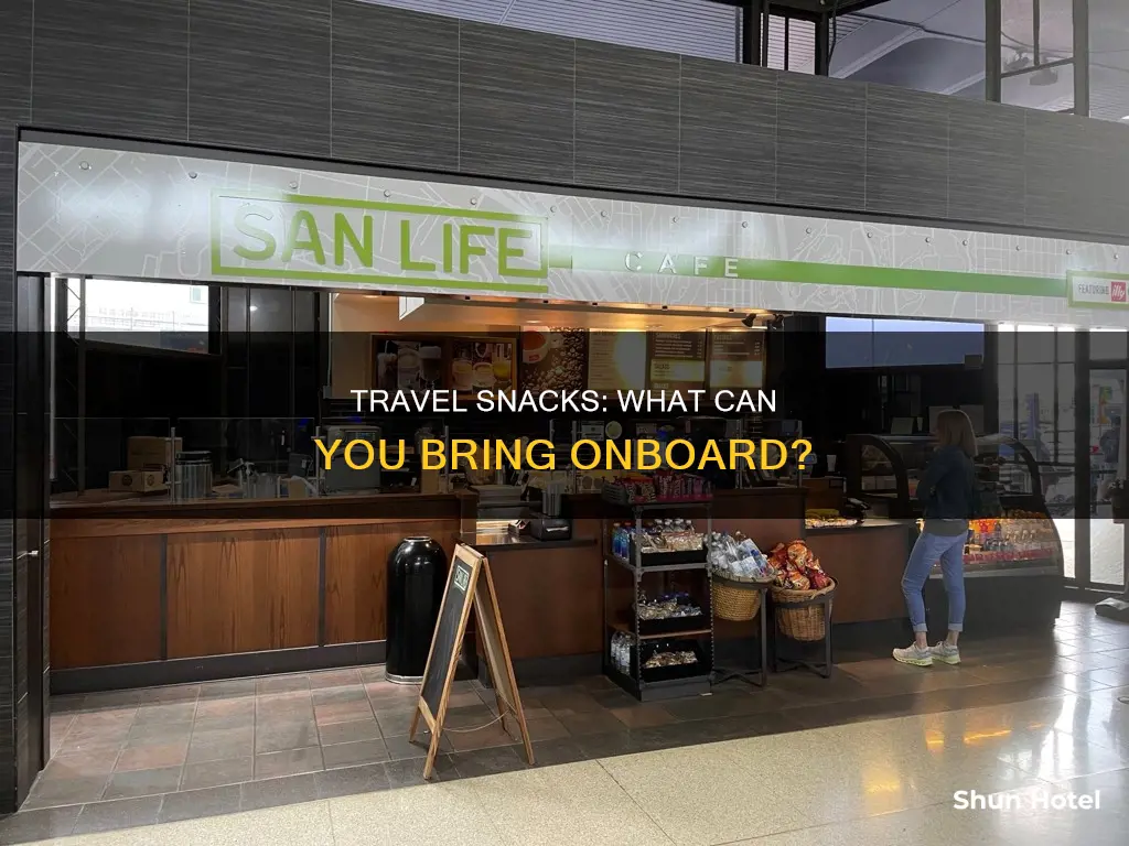 can you pass snacks through airport security