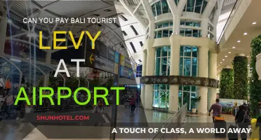 Bali Airport: Paying the Tourist Levy