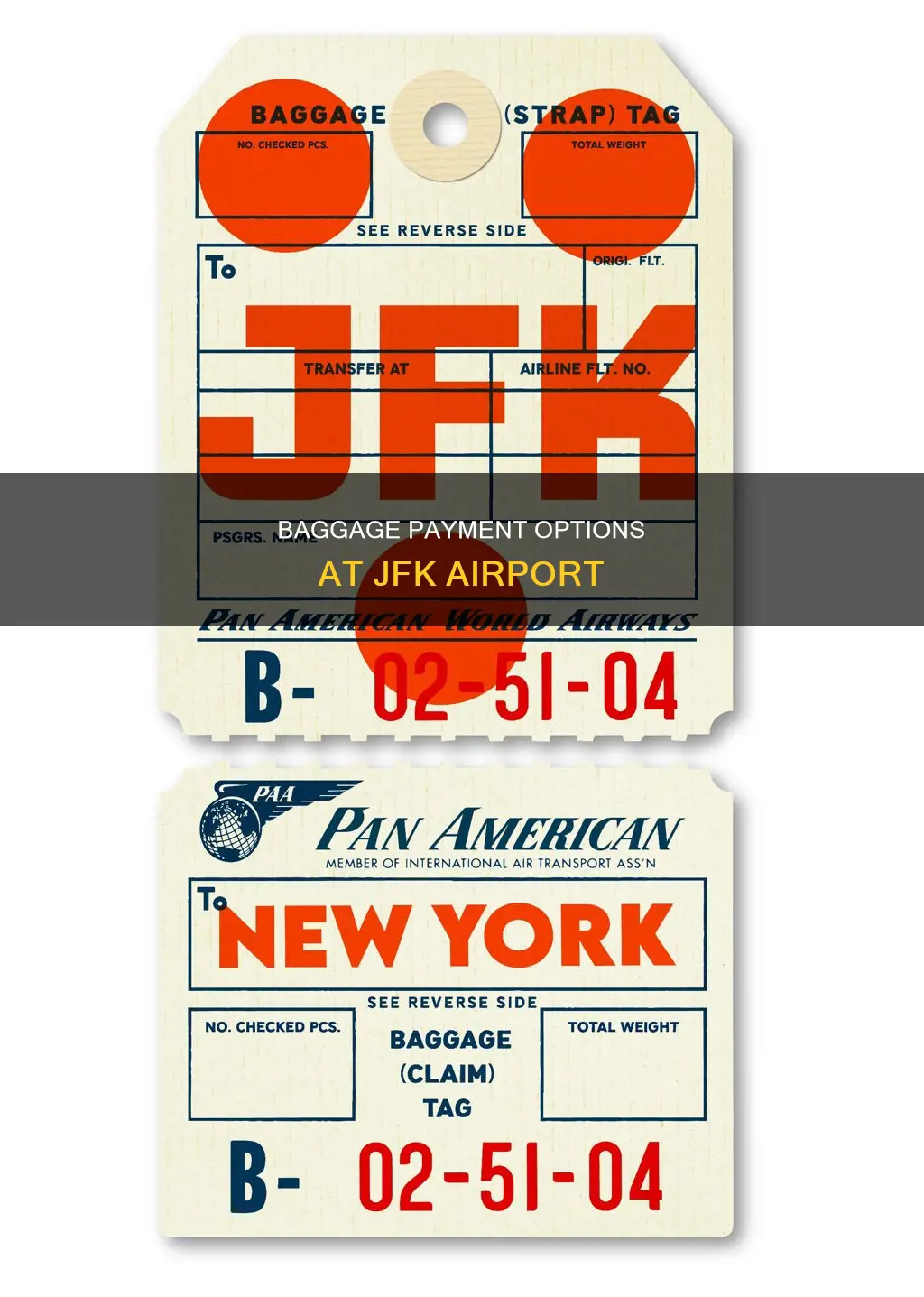 can you pay for baggage at jfk airport