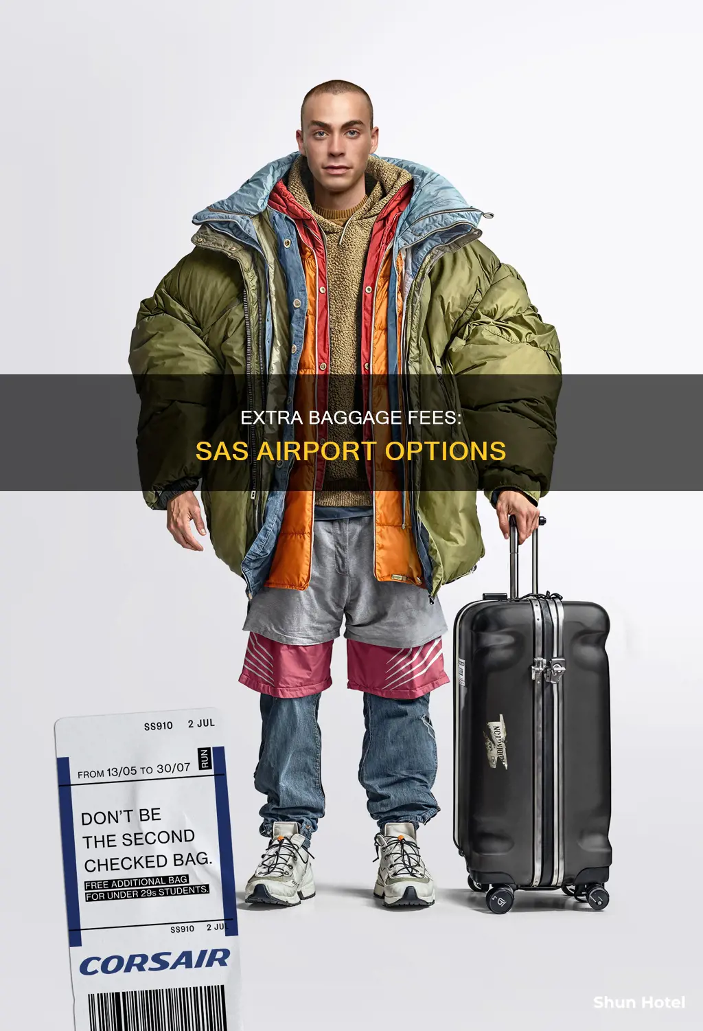 can you pay for extra bag at sas at airport