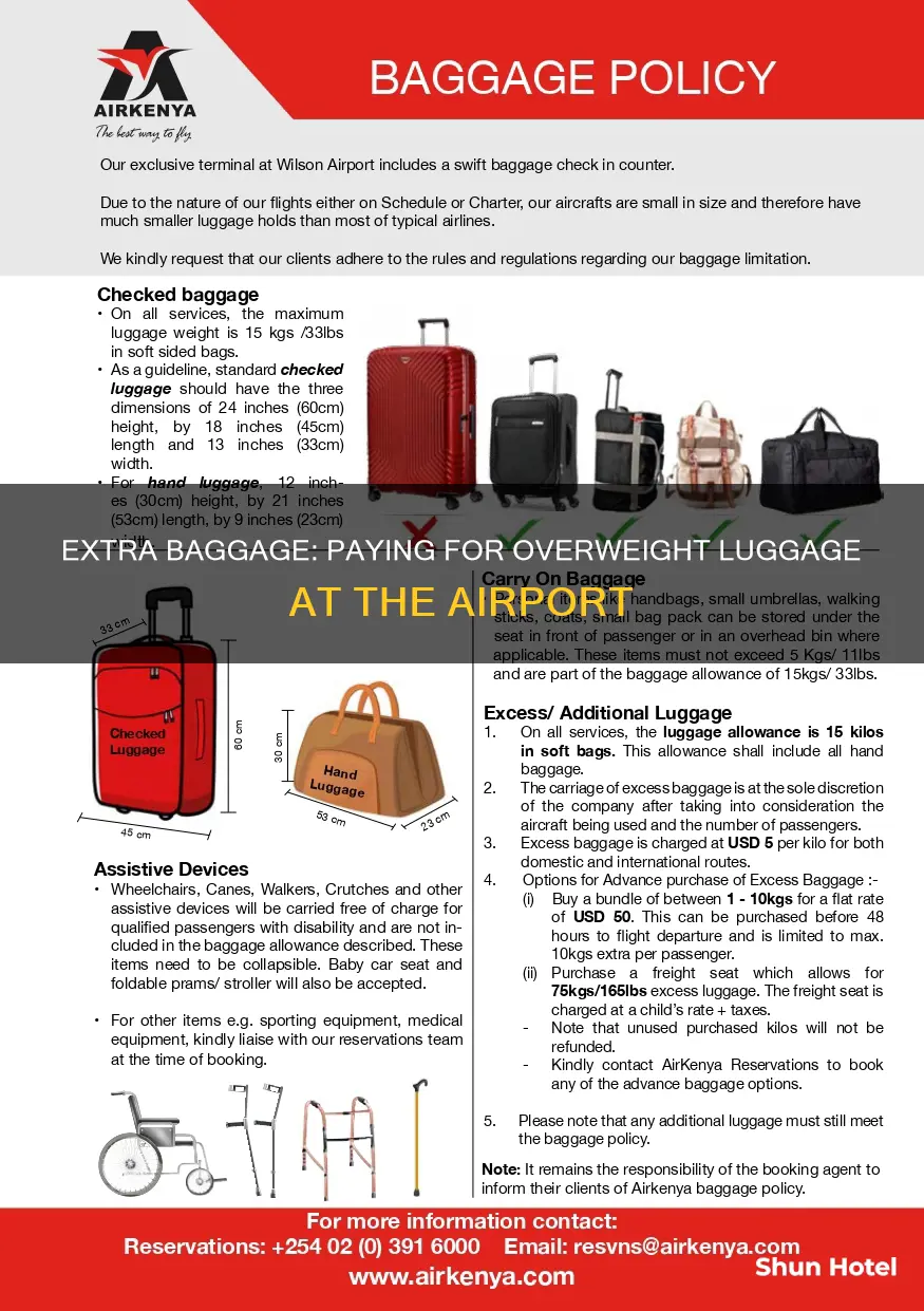 can you pay for extra weight at airport