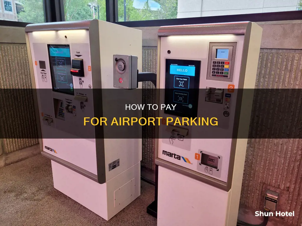 can you pay for parking at the airport