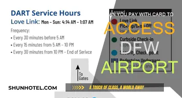 How to Pay for DFW Airport Access by Card