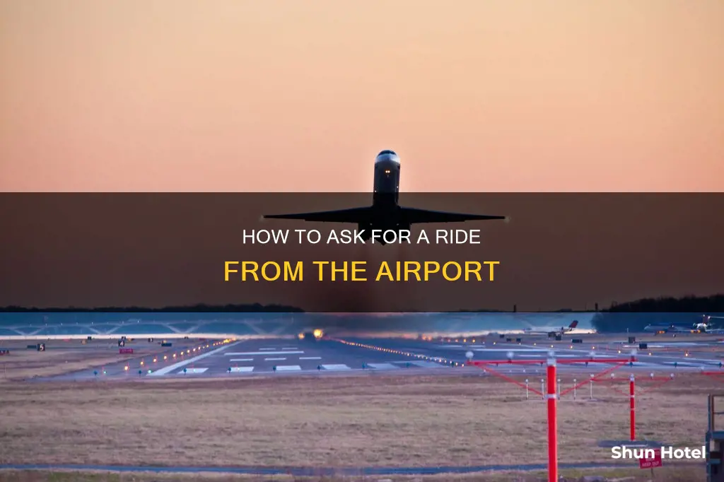 can you pick me up at the airport