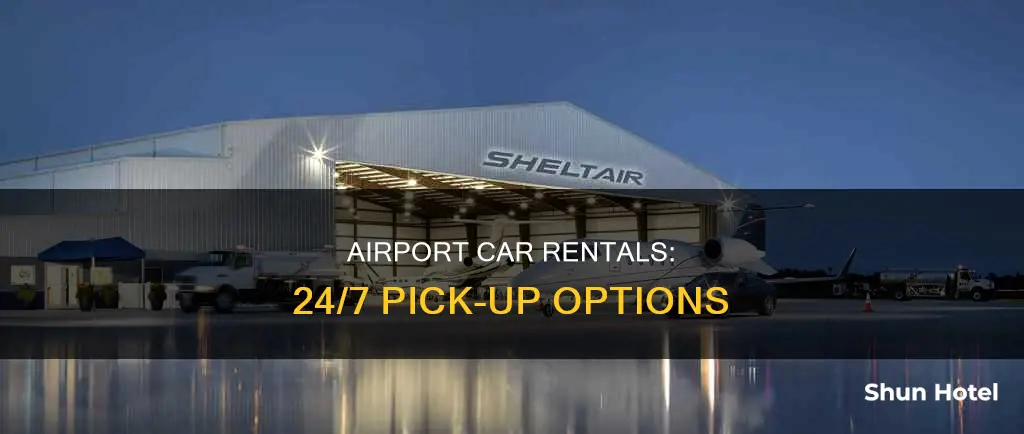 can you pick up an airport car rental at night