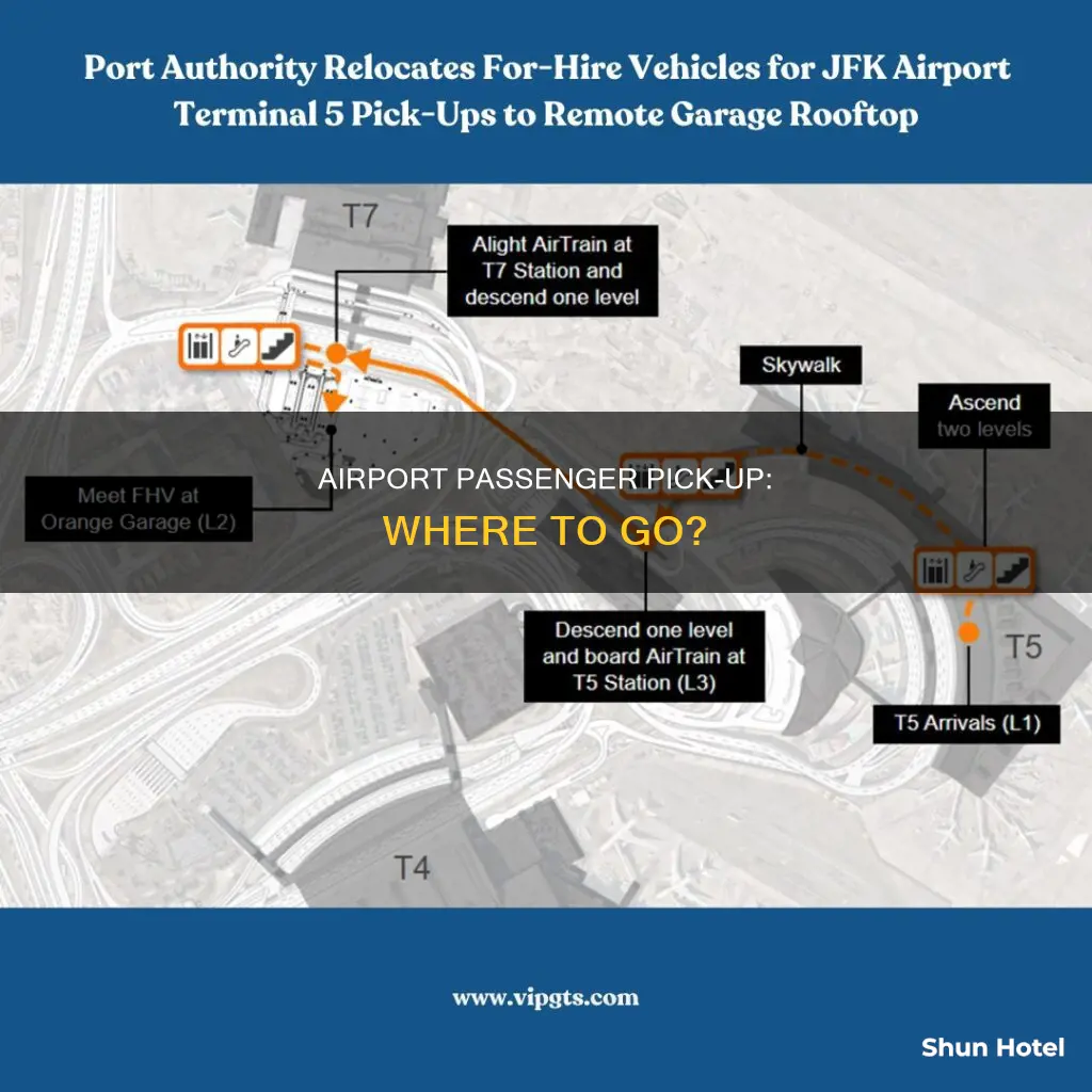 can you pick up passengers at gate at an airport