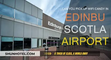 Edinburgh Airport: Picking Up WiFi Candy