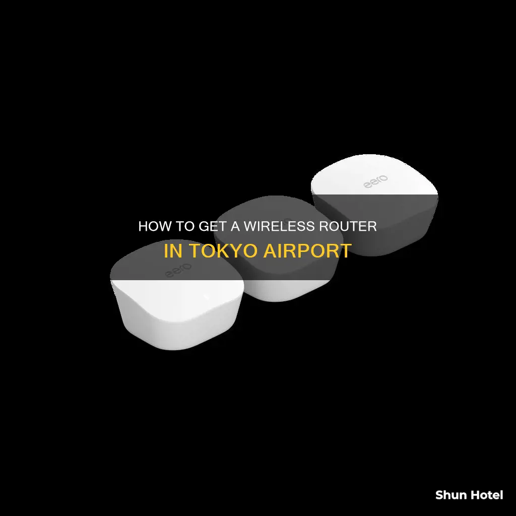 can you pick up wireless router in tokyo airport