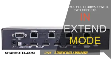 How to Port Forward with Dual Airports in Extender Mode