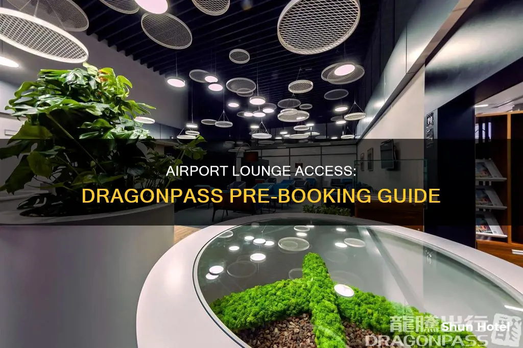 can you pre book airport lounge with dragonpass