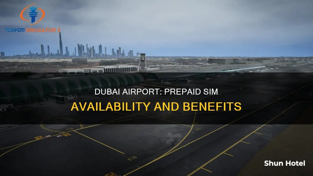 can you prepaid sim at dubai airport