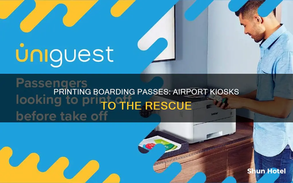 can you print a boarding pass at the airport