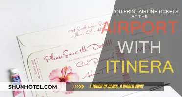 Printing Airline Tickets: On-the-Spot Airport Solutions