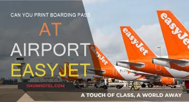 EasyJet Boarding Pass: Can You Print at the Airport?