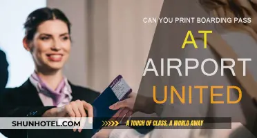 Printing United Boarding Passes: Airport Kiosks