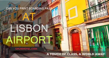 Printing Your Boarding Pass at Lisbon Airport