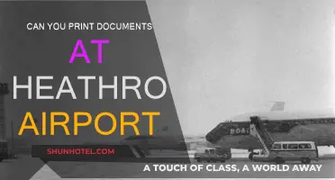 Printing Documents at Heathrow Airport: Is It Possible?