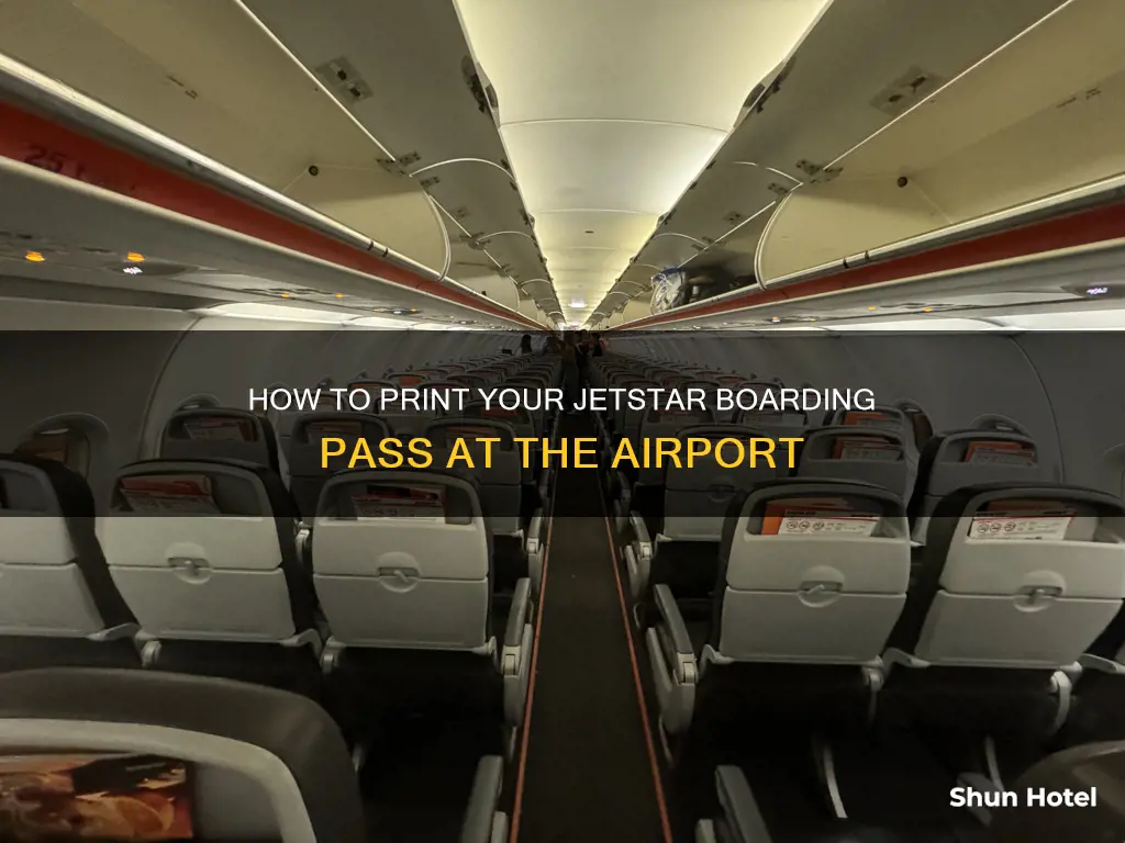 can you print jetstar boarding pass at airport