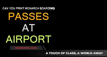 Printing Monarch Boarding Passes: Airport Kiosks to the Rescue