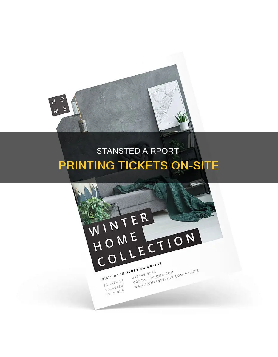can you print your ticket at stansted airport