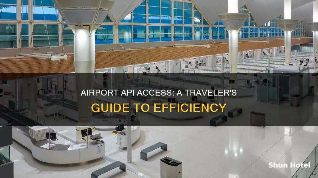 can you provide api at the airport