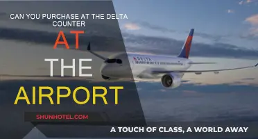 Delta Airport Counter: Can You Purchase There?