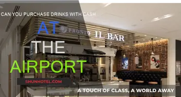 Airport Drink Purchases: Cash or Card?