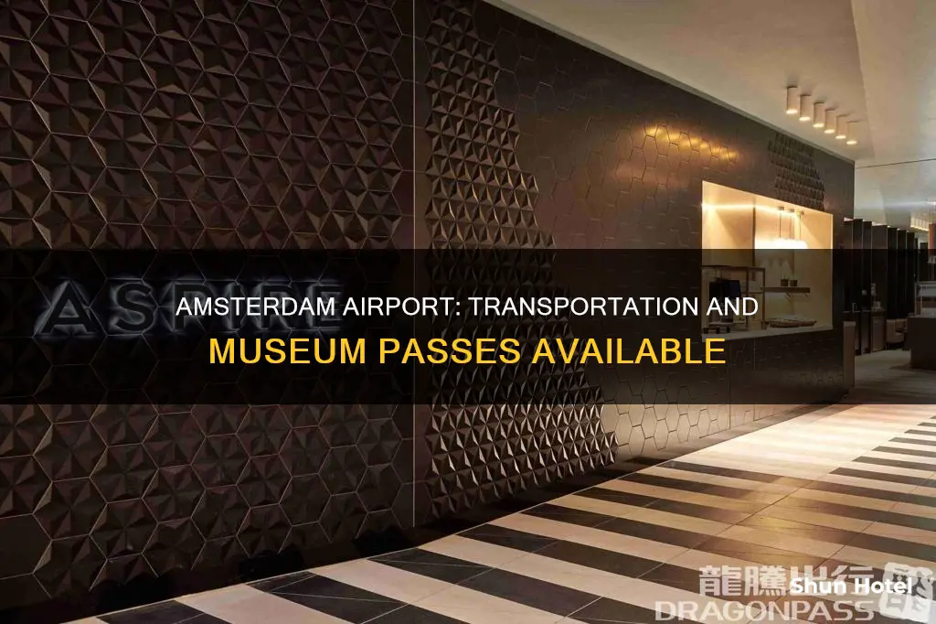 can you purchase museum and transportation passes at amsterdam airport