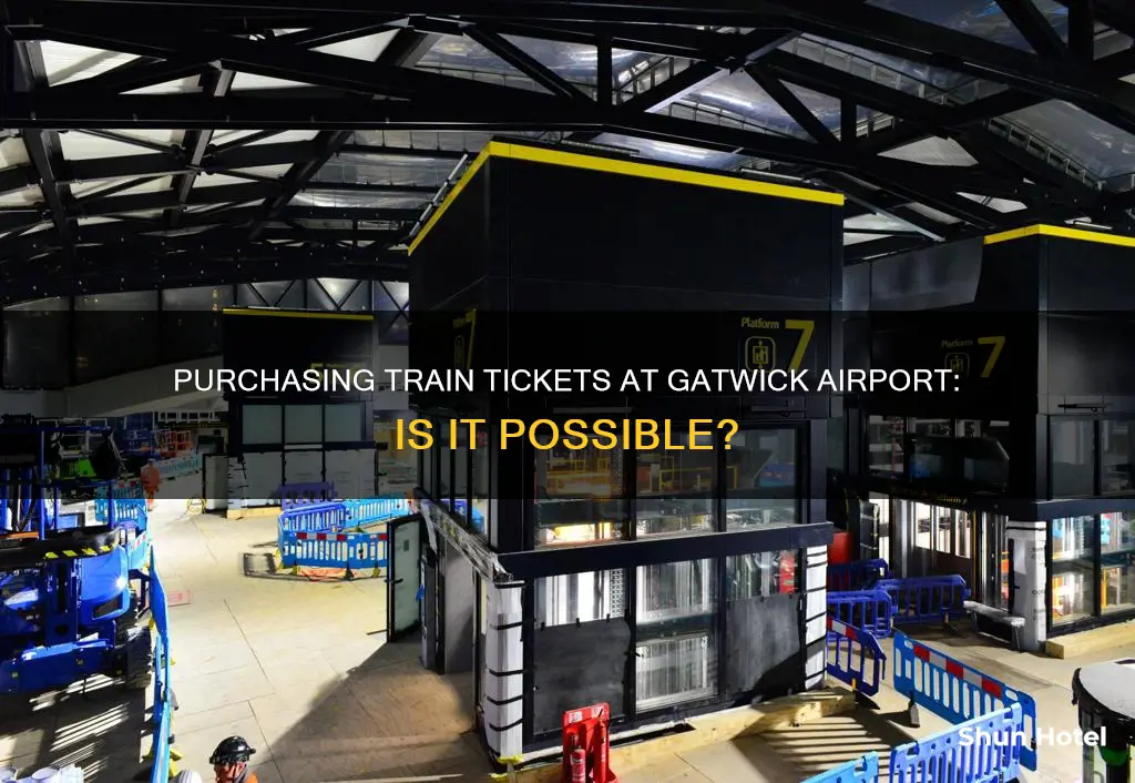 can you purchase train tickets at gatwick airport