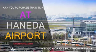 Haneda Airport: Buying Train Tickets with Ease