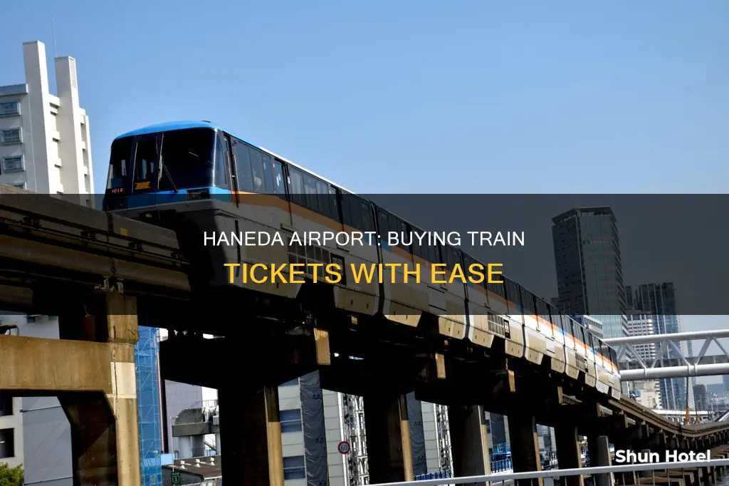 can you purchase train tickets at haneda airport