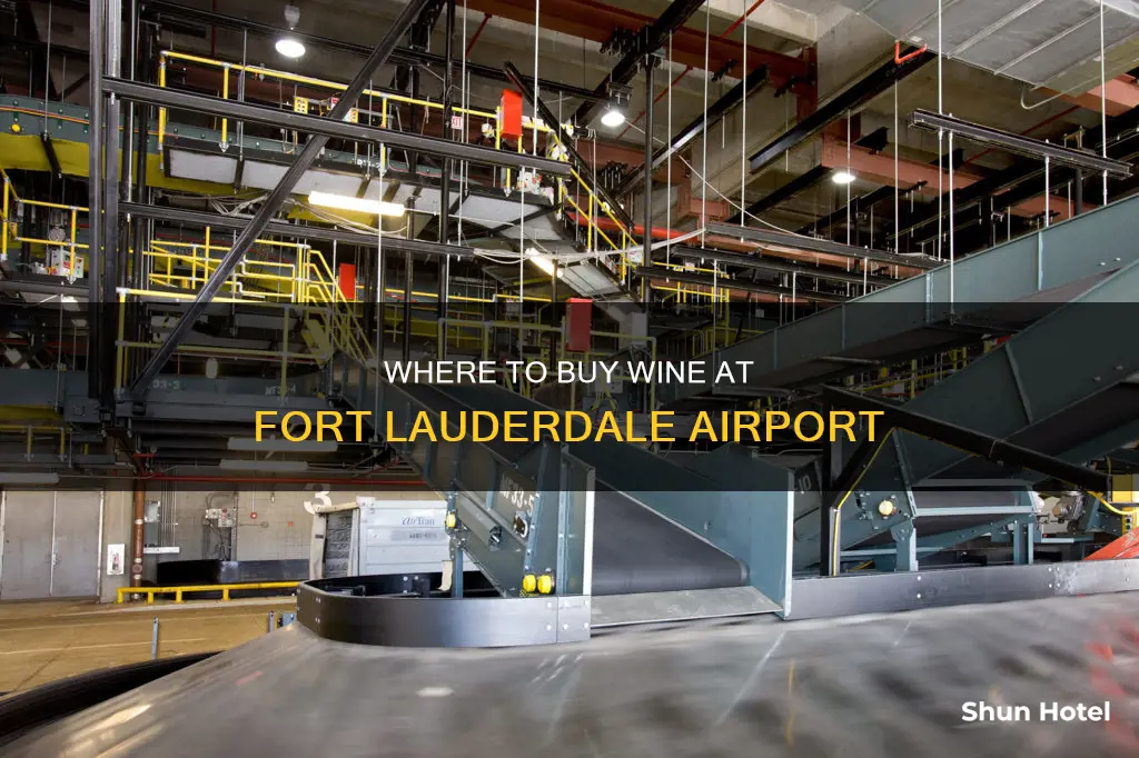 can you purchase wine at fort lauderdale airport