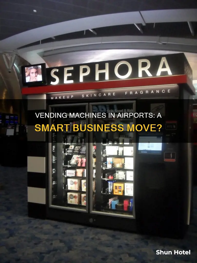 can you put a vending machine in an airport
